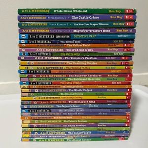 A to Z Mysteries 1-26 Complete Lot + 5 Specials by Ron Roy Kids Chapter Books